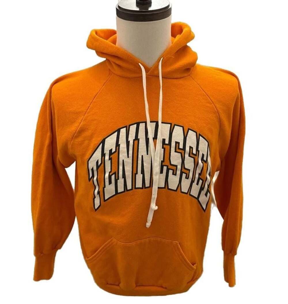 Vintage 80’s America's Finest Tennessee Volunteers Orange Hoodie Size L